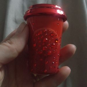 Starbucks 2015 limited edition Swarovski crystal cup ornament.